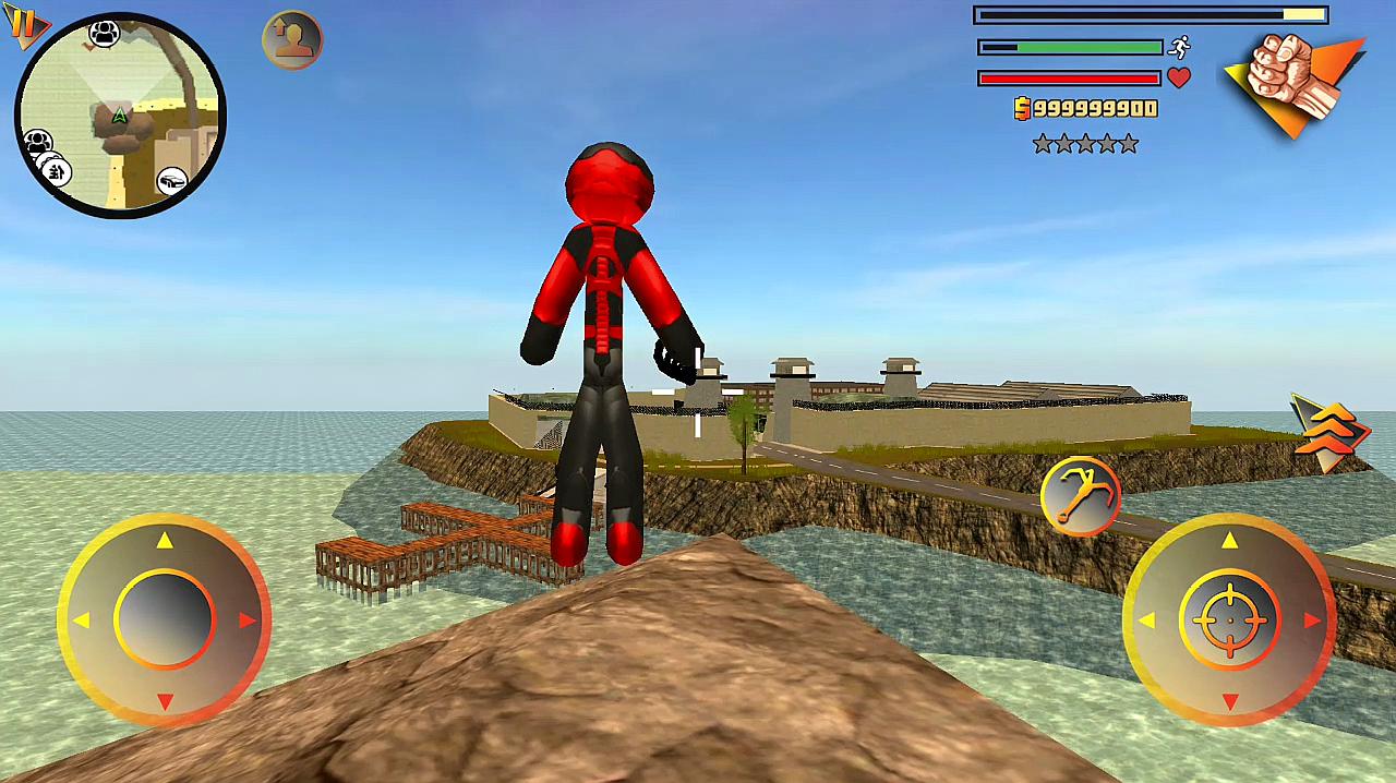 火柴人绳索英雄免广告版无限金币