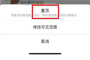 微信朋友圈顶置怎么设置截图5