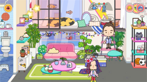 米加小镇世界洛可可专卖店如何装饰房子图片8