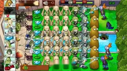 植物娘大战僵尸