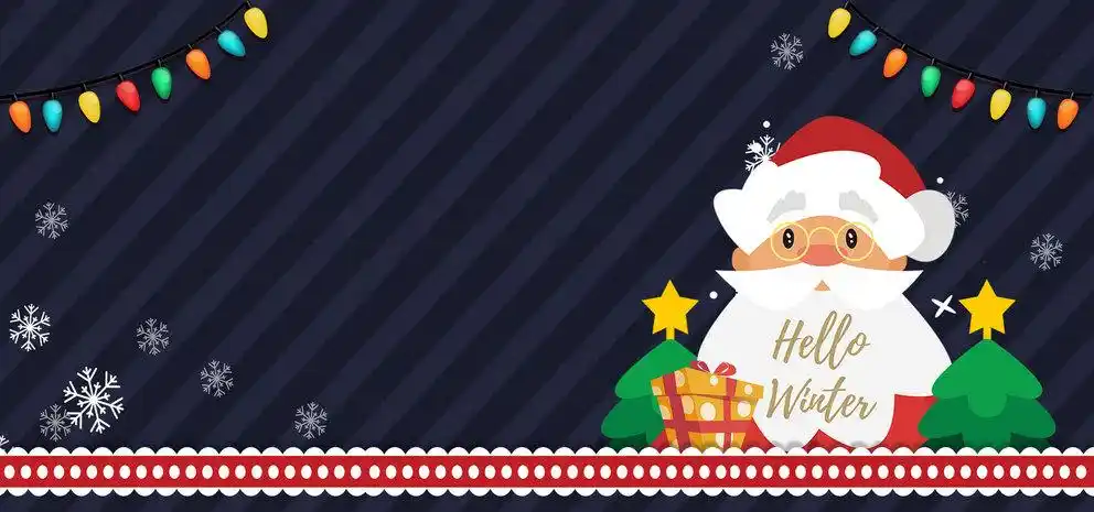 圣诞老人和白色圣诞节